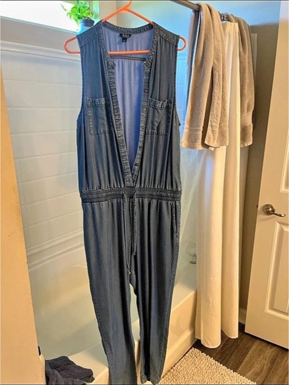 a.n.a Jumpsuit in Blue Size Large Like New